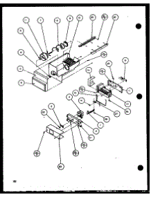 Ice Bucket And Ice Maker (36261 / P1115701w) (36261 / P1115702w) (36268 / P1115703w) (36268 / P1115704w) parts for Amana Side-By-Side Refrigerator 36261-P1115702W from AppliancePartsPros.com