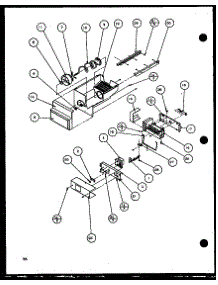 Ice Bucket And Ice Maker (36571 / P1108505w) (36571 / P1108506w) (36578 / P1108507w) (36578 / P1108508w) parts for Amana Side-By-Side Refrigerator 36268-P1108604W from AppliancePartsPros.com