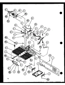 Machine Compartment (36261 / P1108601w) (36261 / P1108602w) (36268 / P1108603w) (36268 / P1108604w) parts for Amana Side-By-Side Refrigerator 36268-P1108604W from AppliancePartsPros.com