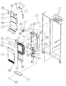 Evaporator And Air Handling parts for Amana Side-By-Side Refrigerator 36271-P1121801W from AppliancePartsPros.com