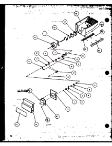 Crushed Ice Bucket parts for Amana Side-By-Side Refrigerator 36278L-P1121803WL from AppliancePartsPros.com