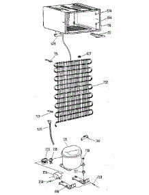 Unit parts for Kenmore Refrigerator 363.8381011 (3638381011, 363 8381011) from AppliancePartsPros.com