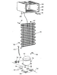 Unit parts for Kenmore Refrigerator 363.8384091 (3638384091, 363 8384091) from AppliancePartsPros.com