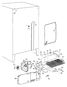 Unit parts for Kenmore Refrigerator 363.8400410 (3638400410, 363 8400410) from AppliancePartsPros.com