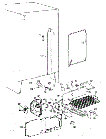 Unit parts for Kenmore Refrigerator 363.8400417 (3638400417, 363 8400417) from AppliancePartsPros.com
