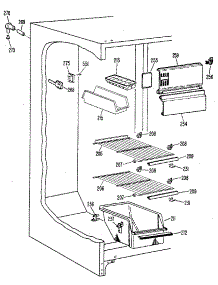 Freezer Section parts for Kenmore Refrigerator 363.8400481 (3638400481, 363 8400481) from AppliancePartsPros.com