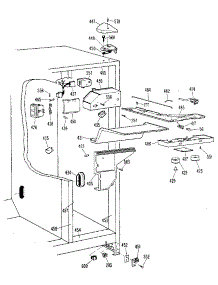 Fresh Food Section parts for Kenmore Refrigerator 363.8400485 (3638400485, 363 8400485) from AppliancePartsPros.com