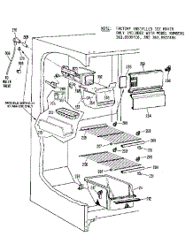 Freezer Section parts for Kenmore Refrigerator 363.8400486 (3638400486, 363 8400486) from AppliancePartsPros.com