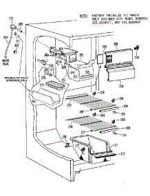 Freezer Section parts for Kenmore Refrigerator 363.8500417 (3638500417, 363 8500417) from AppliancePartsPros.com