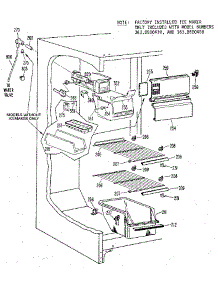 Freezer Section parts for Kenmore Refrigerator 363.8500418 (3638500418, 363 8500418) from AppliancePartsPros.com