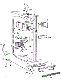 Freezer Section parts for Kenmore Refrigerator 363.8500511 (3638500511, 363 8500511) from AppliancePartsPros.com