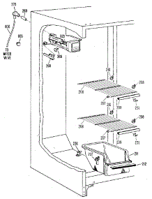 Freezer Section parts for Kenmore Refrigerator 363.8500511 (3638500511, 363 8500511) from AppliancePartsPros.com