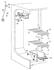 Freezer Section parts for Kenmore Refrigerator 363.8500514 (3638500514, 363 8500514) from AppliancePartsPros.com