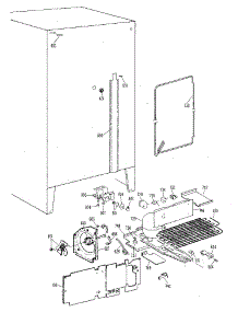 Unit parts for Kenmore Refrigerator 363.8500514 (3638500514, 363 8500514) from AppliancePartsPros.com