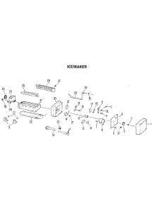 Icemaker parts for Kenmore Refrigerator 363.8500514 (3638500514, 363 8500514) from AppliancePartsPros.com