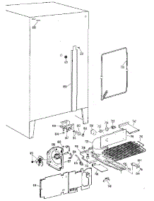 Unit parts for Kenmore Refrigerator 363.8500516 (3638500516, 363 8500516) from AppliancePartsPros.com