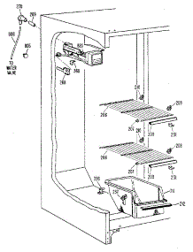 Freezer Section parts for Kenmore Refrigerator 363.8500580 (3638500580, 363 8500580) from AppliancePartsPros.com