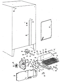 Unit parts for Kenmore Refrigerator 363.8500581 (3638500581, 363 8500581) from AppliancePartsPros.com