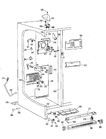 Freezer Section parts for Kenmore Refrigerator 363.8502510 (3638502510, 363 8502510) from AppliancePartsPros.com