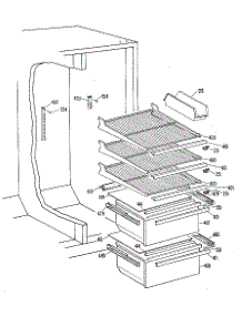 Fresh Food Section parts for Kenmore Refrigerator 363.8502510 (3638502510, 363 8502510) from AppliancePartsPros.com
