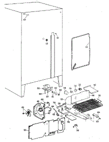 Unit parts for Kenmore Refrigerator 363.8502510 (3638502510, 363 8502510) from AppliancePartsPros.com