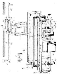 Freezer Door parts for Kenmore Refrigerator 363.8502517 (3638502517, 363 8502517) from AppliancePartsPros.com
