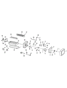 Icemaker parts for Kenmore Refrigerator 363.8502580 (3638502580, 363 8502580) from AppliancePartsPros.com