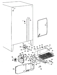 Unit parts for Kenmore Refrigerator 363.8502583 (3638502583, 363 8502583) from AppliancePartsPros.com