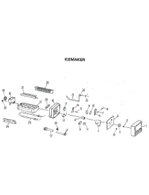 Ice Maker parts for Kenmore Refrigerator 363.8587711 (3638587711, 363 8587711) from AppliancePartsPros.com