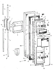 Freezer Door parts for Kenmore Refrigerator 363.8592710 (3638592710, 363 8592710) from AppliancePartsPros.com