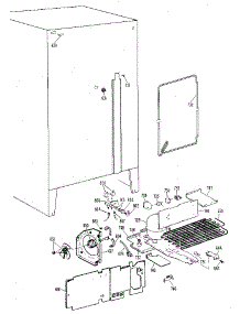 Unit parts for Kenmore Refrigerator 363.8592710 (3638592710, 363 8592710) from AppliancePartsPros.com