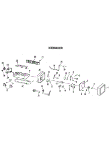 Icemaker parts for Kenmore Refrigerator 363.8592784 (3638592784, 363 8592784) from AppliancePartsPros.com