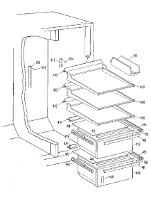 Fresh Food Section parts for Kenmore Refrigerator 363.8592787 (3638592787, 363 8592787) from AppliancePartsPros.com