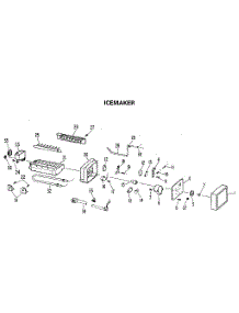Icemaker parts for Kenmore Refrigerator 363.8592787 (3638592787, 363 8592787) from AppliancePartsPros.com