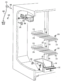 Freezer Section parts for Kenmore Refrigerator 363.8592788 (3638592788, 363 8592788) from AppliancePartsPros.com
