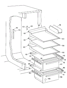 Fresh Food Section parts for Kenmore Refrigerator 363.8592788 (3638592788, 363 8592788) from AppliancePartsPros.com