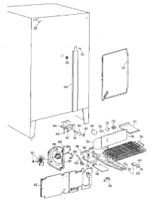 Unit parts for Kenmore Refrigerator 363.8592788 (3638592788, 363 8592788) from AppliancePartsPros.com