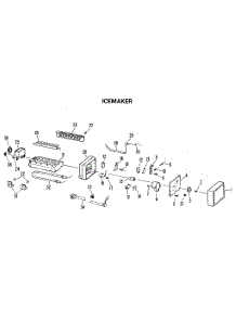Icemaker parts for Kenmore Refrigerator 363.8592788 (3638592788, 363 8592788) from AppliancePartsPros.com