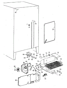Unit parts for Kenmore Refrigerator 363.8594712 (3638594712, 363 8594712) from AppliancePartsPros.com