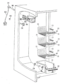 Freezer Section parts for Kenmore Refrigerator 363.8594714 (3638594714, 363 8594714) from AppliancePartsPros.com