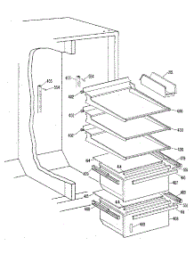Fresh Food Section parts for Kenmore Refrigerator 363.8594714 (3638594714, 363 8594714) from AppliancePartsPros.com