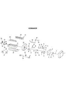 Icemaker parts for Kenmore Refrigerator 363.8594714 (3638594714, 363 8594714) from AppliancePartsPros.com