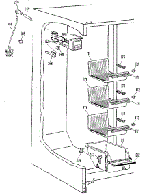 Freezer Section parts for Kenmore Refrigerator 363.8594780 (3638594780, 363 8594780) from AppliancePartsPros.com