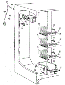 Freezer Section parts for Kenmore Refrigerator 363.8594816 (3638594816, 363 8594816) from AppliancePartsPros.com