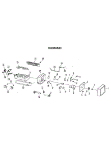Icemaker parts for Kenmore Refrigerator 363.8594816 (3638594816, 363 8594816) from AppliancePartsPros.com