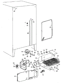 Unit parts for Kenmore Refrigerator 363.8594884 (3638594884, 363 8594884) from AppliancePartsPros.com