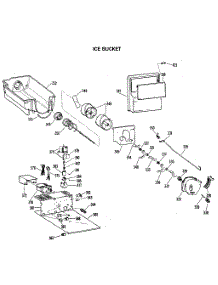 Ice Bucket / Auger parts for Kenmore Refrigerator 363.8597712 (3638597712, 363 8597712) from AppliancePartsPros.com