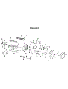 Icemaker parts for Kenmore Refrigerator 363.8597712 (3638597712, 363 8597712) from AppliancePartsPros.com