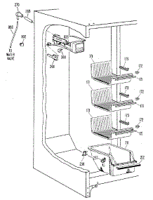 Freezer Section parts for Kenmore Refrigerator 363.8597714 (3638597714, 363 8597714) from AppliancePartsPros.com