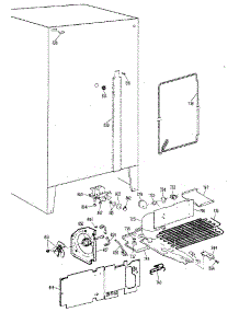 Unit parts for Kenmore Refrigerator 363.8597714 (3638597714, 363 8597714) from AppliancePartsPros.com